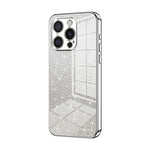 グラデーショングリッターパウダー電気めっきスマホケース、iPhone 16 Pro用、iPhone 16 Plus用、iPhone 16用、iPhone 15 Pro Max用、iPhone 15 Pro用、iPhone 15 Plus用
