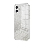 グラデーショングリッターパウダー電気めっきスマホケース、iPhone 16 Pro用、iPhone 16 Plus用、iPhone 16用、iPhone 15 Pro Max用、iPhone 15 Pro用、iPhone 15 Plus用
