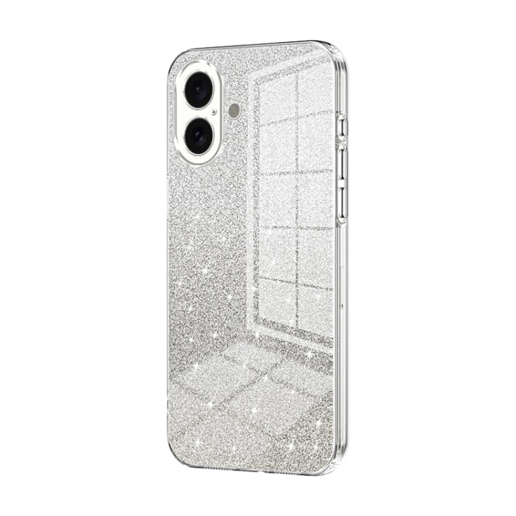 グラデーショングリッターパウダー電気めっきスマホケース、iPhone 16 Pro用、iPhone 16 Plus用、iPhone 16用、iPhone 15 Pro Max用、iPhone 15 Pro用、iPhone 15 Plus用