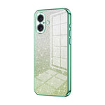 グラデーショングリッターパウダー電気めっきスマホケース、iPhone 16 Pro用、iPhone 16 Plus用、iPhone 16用、iPhone 15 Pro Max用、iPhone 15 Pro用、iPhone 15 Plus用