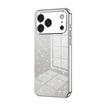 グラデーショングリッターパウダー電気めっきスマホケース、iPhone 17e / 16e用、iPhone 17 Pro Max用、iPhone 17 Pro用、iPhone 17用、iPhone Air用、iPhone 16 Pro Max用