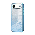 グラデーショングリッターパウダー電気めっきスマホケース、iPhone 17e / 16e用、iPhone 17 Pro Max用、iPhone 17 Pro用、iPhone 17用、iPhone Air用、iPhone 16 Pro Max用
