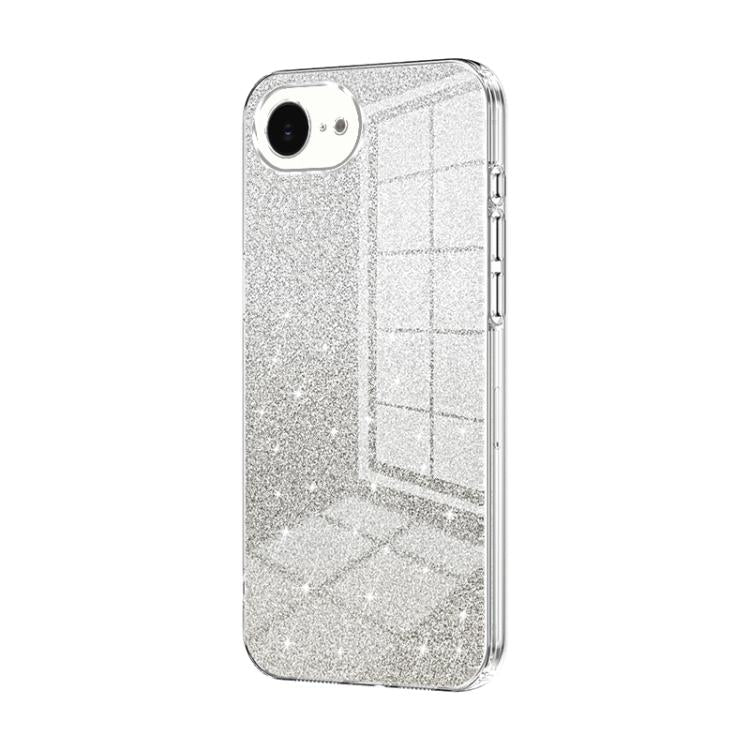 グラデーショングリッターパウダー電気めっきスマホケース、iPhone 17e / 16e用、iPhone 17 Pro Max用、iPhone 17 Pro用、iPhone 17用、iPhone Air用、iPhone 16 Pro Max用