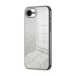 グラデーショングリッターパウダー電気めっきスマホケース、iPhone 17e / 16e用、iPhone 17 Pro Max用、iPhone 17 Pro用、iPhone 17用、iPhone Air用、iPhone 16 Pro Max用