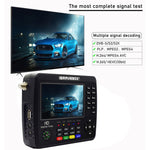 iBRAVEBOX V10 Finder Max+ 4.3インチディスプレイ デジタル衛星メーター信号ファインダー DVB-S/S2/S2X AHD対応, EUプラグ, USプラグ, UKプラグ, AUプラグ