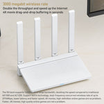 オリジナルXiaomi AX3000T 2.4GHz/5GHz デュアルバンド 1.3GHz CPUルーター NFC接続対応、USプラグ、AX3000T