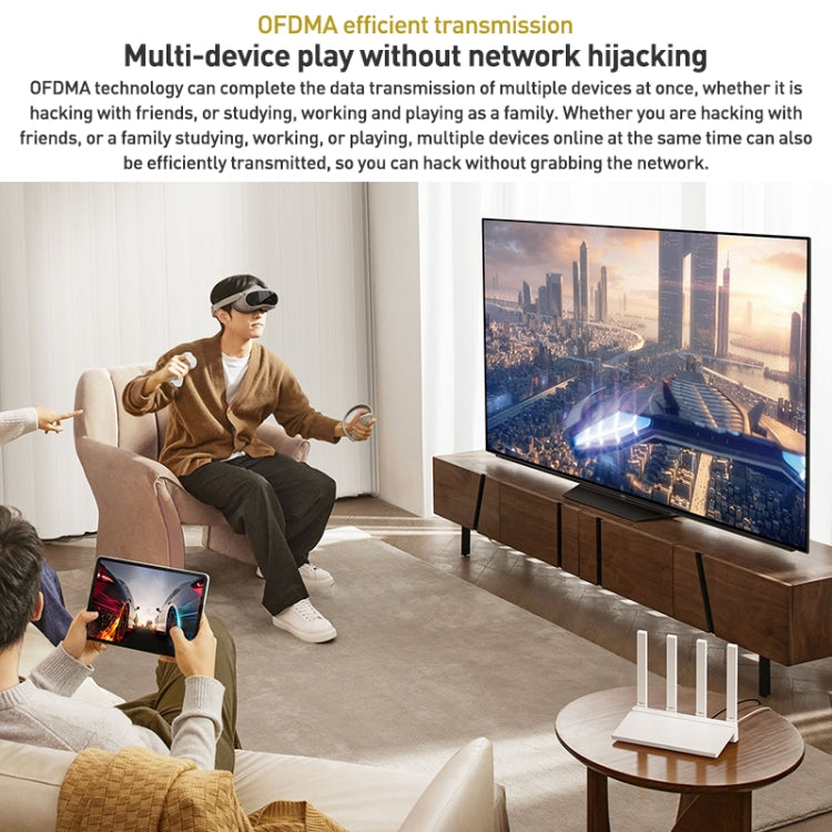 オリジナルXiaomi AX3000T 2.4GHz/5GHz デュアルバンド 1.3GHz CPUルーター NFC接続対応、USプラグ、AX3000T
