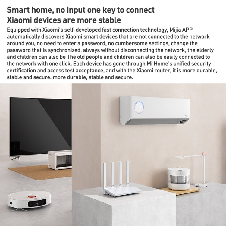 オリジナルXiaomi AX3000T 2.4GHz/5GHz デュアルバンド 1.3GHz CPUルーター NFC接続対応、USプラグ、AX3000T