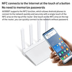 オリジナルXiaomi AX3000T 2.4GHz/5GHz デュアルバンド 1.3GHz CPUルーター NFC接続対応、USプラグ、AX3000T