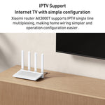 オリジナルXiaomi AX3000T 2.4GHz/5GHz デュアルバンド 1.3GHz CPUルーター NFC接続対応、USプラグ、AX3000T