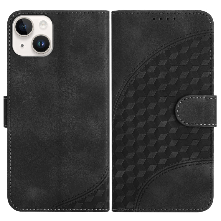 YX0060 象の頭型エンボス加工レザーケース ストラップ付き、iPhone 16 Pro用、iPhone 16 Plus用、iPhone 16用、iPhone 15 Pro Max用、iPhone 15 Pro用、iPhone 15 Plus用