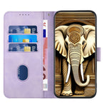 YX0060 Elephant Head Embossed Phone Leather Case with Lanyard, For iPhone 12 mini, For iPhone 11 Pro Max, For iPhone 11, For iPhone 11 Pro, For iPhone XS / X, For iPhone XR