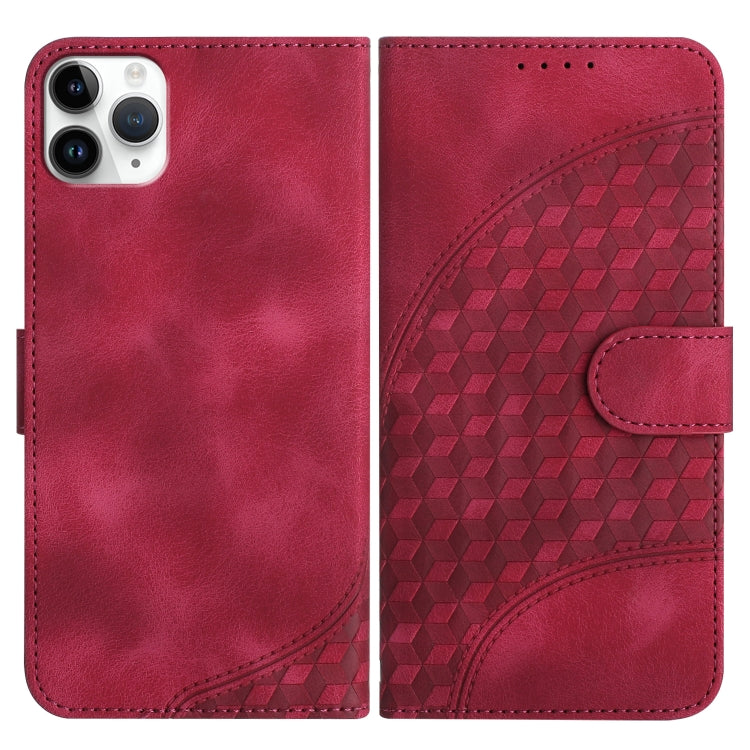YX0060 Elephant Head Embossed Phone Leather Case with Lanyard, For iPhone 12 mini, For iPhone 11 Pro Max, For iPhone 11, For iPhone 11 Pro, For iPhone XS / X, For iPhone XR