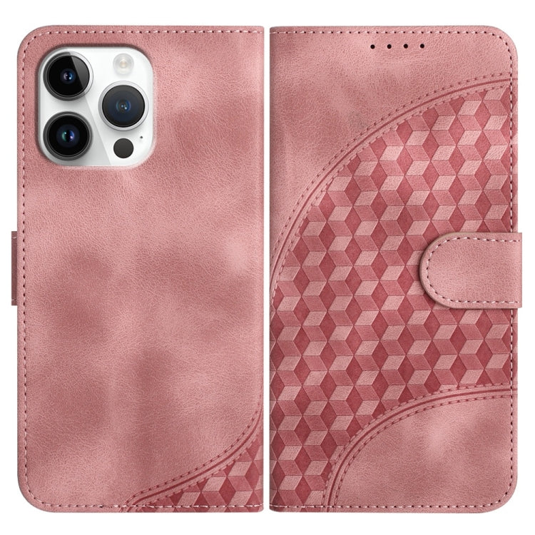 YX0060 象の頭型エンボス加工レザーケース ストラップ付き、iPhone 17e / 16e用、iPhone 17 Pro Max用、iPhone 17 Pro用、iPhone 17用、iPhone Air用、iPhone 16 Pro Max用