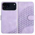 YX0060 象の頭型エンボス加工レザーケース ストラップ付き、iPhone 17e / 16e用、iPhone 17 Pro Max用、iPhone 17 Pro用、iPhone 17用、iPhone Air用、iPhone 16 Pro Max用