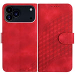 YX0060 象の頭型エンボス加工レザーケース ストラップ付き、iPhone 17e / 16e用、iPhone 17 Pro Max用、iPhone 17 Pro用、iPhone 17用、iPhone Air用、iPhone 16 Pro Max用