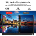 15.6インチ HDR 1080P IPSスクリーン ポータブルモニター、15.6インチ 1080P