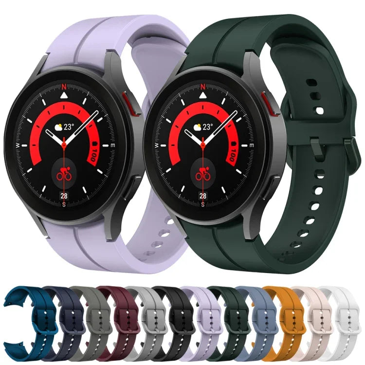 カラフルバックル シリコン 時計バンド、Samsung Galaxy Watch 6 / 6 Classic 用