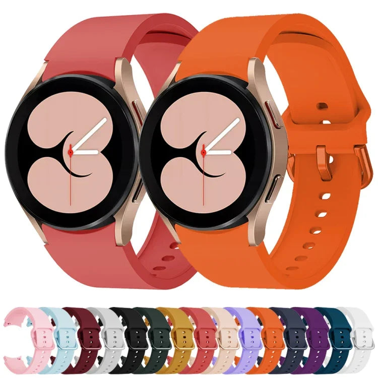 カラフルバックル シリコン スポーツ 時計バンド、Samsung Galaxy Watch 6 / 6 Classic 用