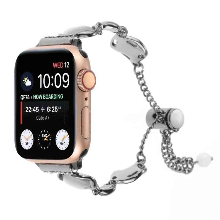 シェルメタルチェーンブレスレットウォッチバンド、Apple Watch 42mm用、Apple Watch 38mm用