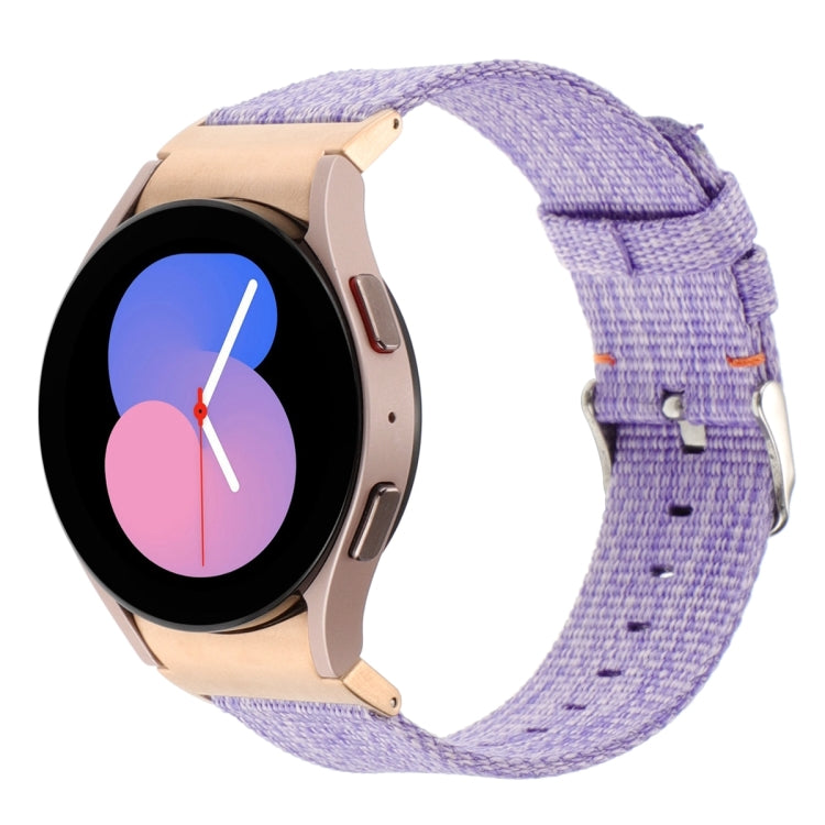 ナイロンキャンバス腕時計バンド、Samsung Galaxy Watch6/6 Classic/5/5 Pro用