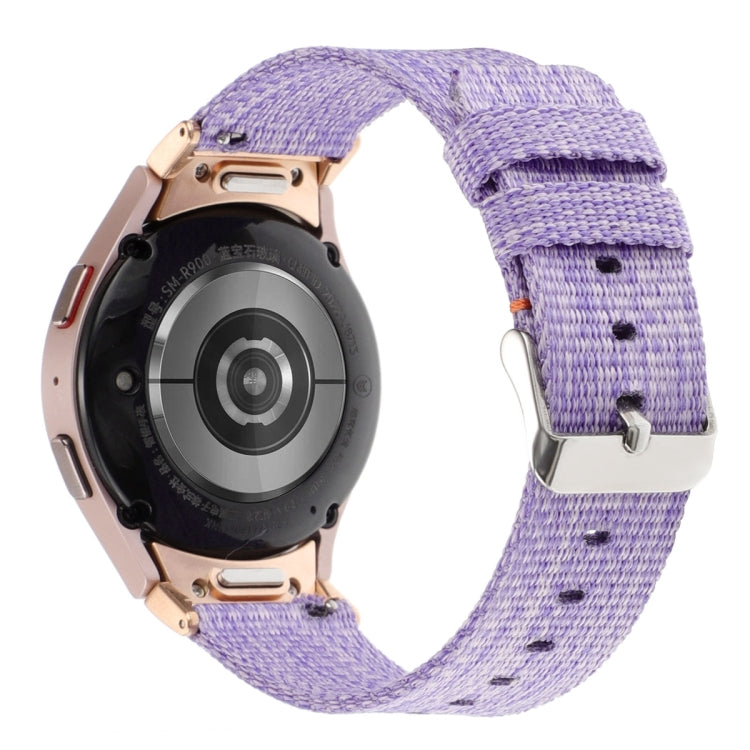 Nylon Canvas Watch Band, For Samsung Galaxy Watch6/6 Classic/5/5 Pro