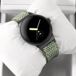 20mmウェーブ編みナイロンウォッチバンド Google Pixel Watch 4 / 3 / 2 / 1 41mm用