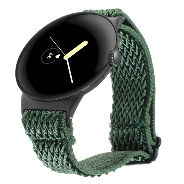 20mmウェーブ編みナイロンウォッチバンド Google Pixel Watch 4 / 3 / 2 / 1 41mm用