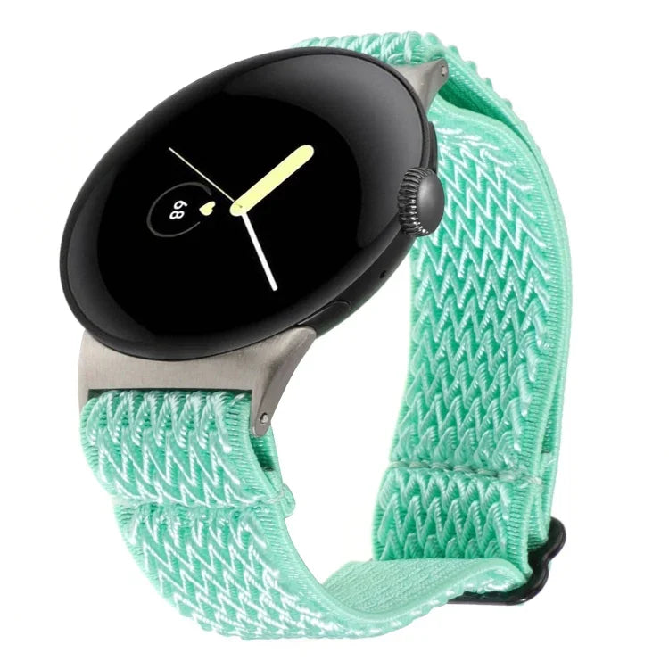 20mmウェーブ編みナイロンウォッチバンド Google Pixel Watch 4 / 3 / 2 / 1 41mm用