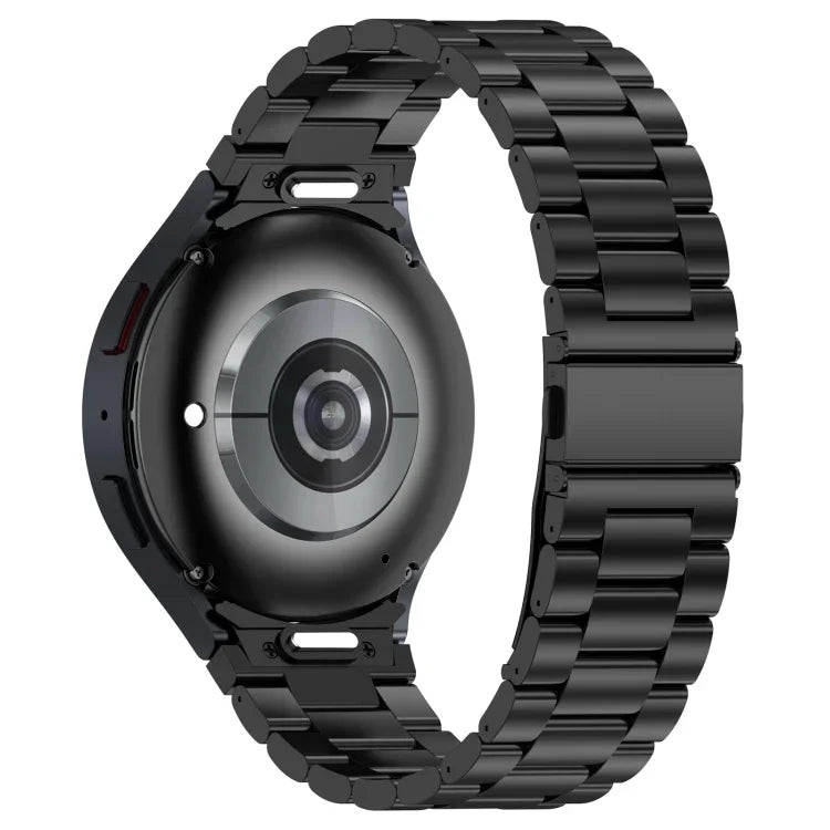 ボタンスタイル スリービーズ メタル 時計バンド、Samsung Galaxy Watch6/6 Classic/5/5 Pro 用