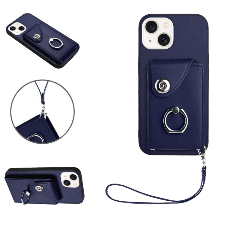 オルガンカードバッグリングホルダーPU電話ケース、ストラップ付き、iPhone 13 mini用、iPhone 12用、iPhone 12 Pro Max用、iPhone 12 Pro用、iPhone 12 mini用、iPhone 11 Pro Max用、iPhone 11用、iPhone 11 Pro用