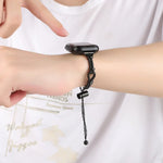 ツイストメタルブレスレットチェーンウォッチバンド、Apple Watch Series 4 44mm用、Apple Watch Series 4 40mm用、Apple Watch Series 3 38mm用、Apple Watch Series 3 42mm用、Apple Watch Series 2 42mm用、Apple Watch Series 2 38mm用、Apple Watch 42mm用