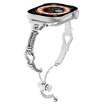 ツイストメタルブレスレットチェーンウォッチバンド、Apple Watch Series 4 44mm用、Apple Watch Series 4 40mm用、Apple Watch Series 3 38mm用、Apple Watch Series 3 42mm用、Apple Watch Series 2 42mm用、Apple Watch Series 2 38mm用、Apple Watch 42mm用
