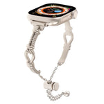 ツイストメタルブレスレットチェーンウォッチバンド、Apple Watch Series 4 44mm用、Apple Watch Series 4 40mm用、Apple Watch Series 3 38mm用、Apple Watch Series 3 42mm用、Apple Watch Series 2 42mm用、Apple Watch Series 2 38mm用、Apple Watch 42mm用