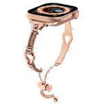 ツイストメタルブレスレットチェーンウォッチバンド、Apple Watch Series 4 44mm用、Apple Watch Series 4 40mm用、Apple Watch Series 3 38mm用、Apple Watch Series 3 42mm用、Apple Watch Series 2 42mm用、Apple Watch Series 2 38mm用、Apple Watch 42mm用