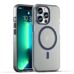 MagSafe Frosted Translucent TPU + PC Full Coverage Phone Case, For iPhone 14 Pro Max, For iPhone SE 2022 / 2020 / 8, For iPhone 13 Pro Max, For iPhone 13 Pro, For iPhone 13