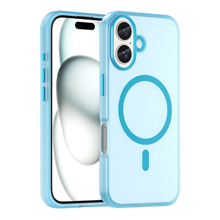 MagSafe Frosted Translucent TPU + PC Full Coverage Phone Case, For iPhone 16 Pro, For iPhone 16 Plus, For iPhone 16, For iPhone 15 Pro Max, For iPhone 15 Pro