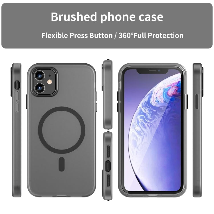 MagSafe Frosted Translucent TPU + PC Full Coverage Phone Case, For iPhone 12, For iPhone 12 Pro Max, For iPhone 12 Pro, For iPhone 11 Pro Max, For iPhone 11