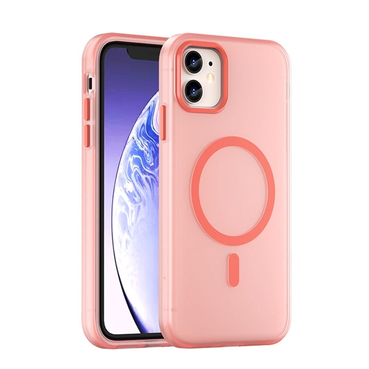 MagSafe Frosted Translucent TPU + PC Full Coverage Phone Case, For iPhone 12, For iPhone 12 Pro Max, For iPhone 12 Pro, For iPhone 11 Pro Max, For iPhone 11
