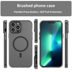 MagSafe フロスト半透明 TPU + PC 全面保護スマホケース、iPhone 11 Pro 用