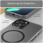 MagSafe フロスト半透明 TPU + PC 全面保護スマホケース、iPhone 11 Pro 用