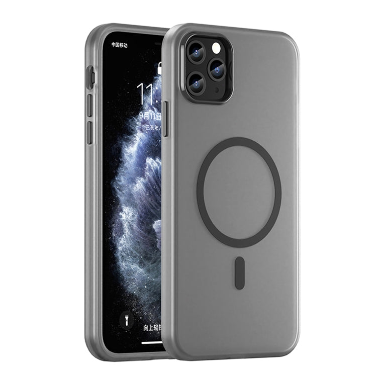 MagSafe フロスト半透明 TPU + PC 全面保護スマホケース、iPhone 11 Pro 用