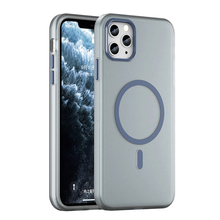 MagSafe フロスト半透明 TPU + PC 全面保護スマホケース、iPhone 11 Pro 用