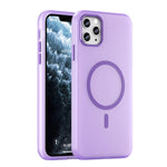 MagSafe Frosted Translucent TPU + PC Full Coverage Phone Case, For iPhone 12, For iPhone 12 Pro Max, For iPhone 12 Pro, For iPhone 11 Pro Max, For iPhone 11