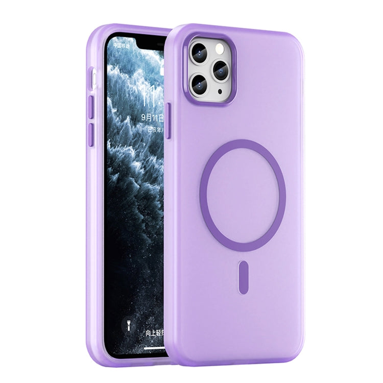 MagSafe フロスト半透明 TPU + PC 全面保護スマホケース、iPhone 11 Pro 用