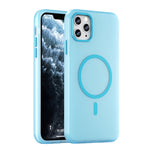 MagSafe フロスト半透明 TPU + PC 全面保護スマホケース、iPhone 11 Pro 用