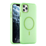 MagSafe フロスト半透明 TPU + PC 全面保護スマホケース、iPhone 11 Pro 用