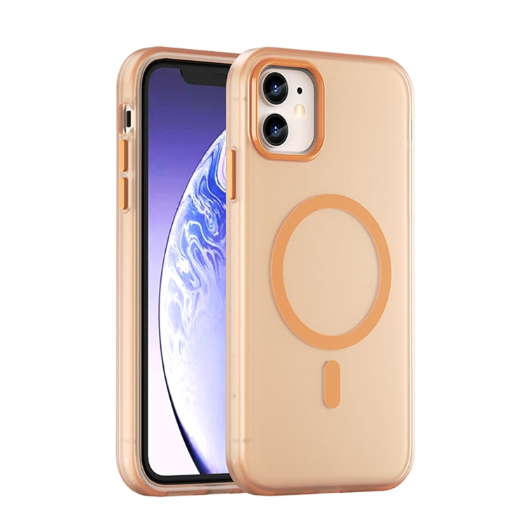 MagSafe フロスト半透明 TPU + PC 全面保護スマホケース、iPhone 11 Pro 用