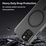 MagSafe Frosted Translucent TPU + PC Full Coverage Phone Case, For iPhone 11 Pro
