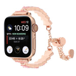 Shell Beads Chain Bracelet Metal Watch Band, For Apple Watch SE 40mm, For Apple Watch SE 44mm, For Apple Watch Series 6 40mm, For Apple Watch Series 6 44mm, For Apple Watch Series 5 44mm, For Apple Watch Series 5 40mm, For Apple Watch Series 4 44mm    ...